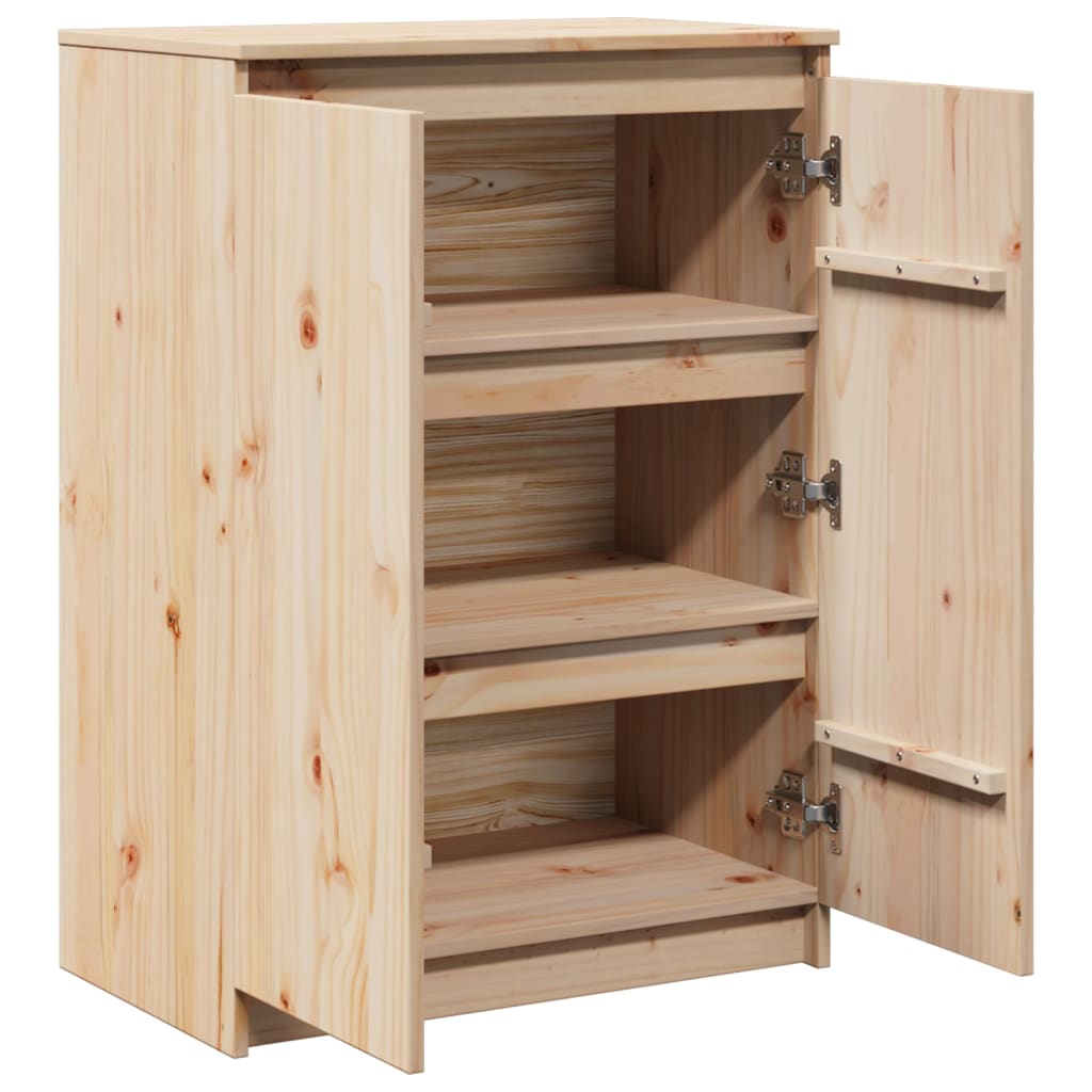 skab 60x36x84 cm massivt fyrretræ