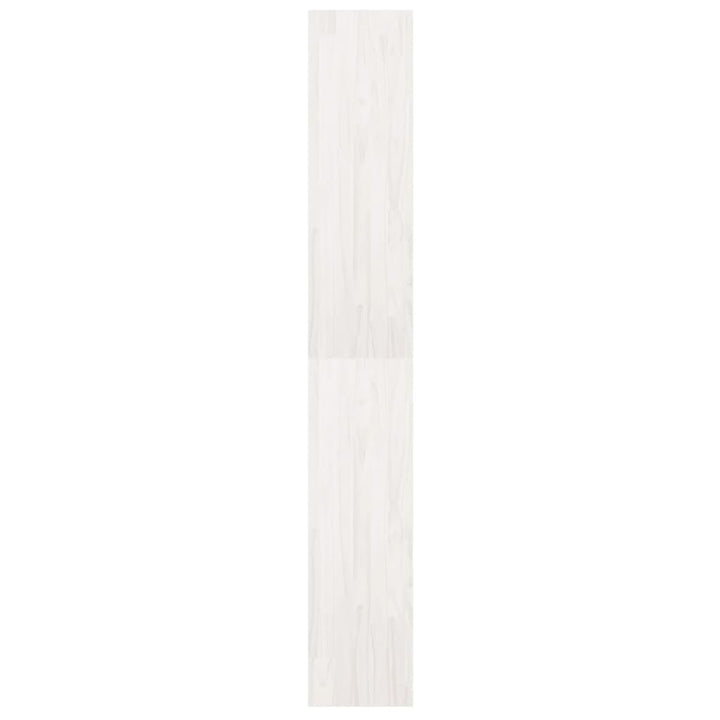 bogreol/rumdeler 40x30x199 cm massivt fyrretræ hvid