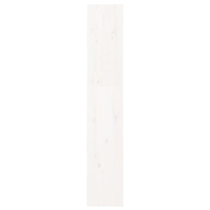 bogreol/rumdeler 60x30x167,5 cm massivt fyrretræ hvid