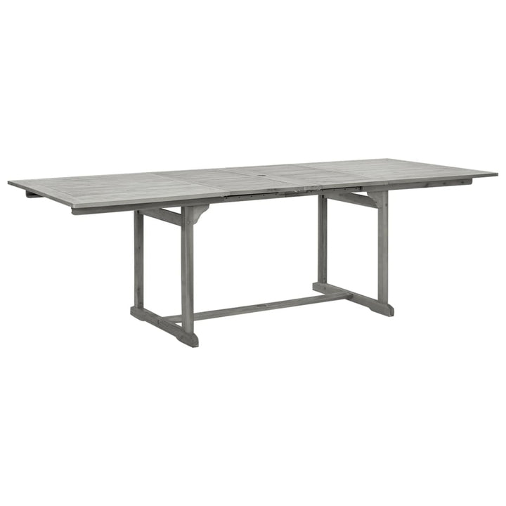 havebord (160-240)x100x75 cm massivt akacietræ