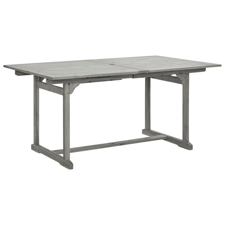 havebord (160-240)x100x75 cm massivt akacietræ