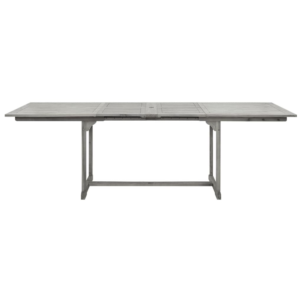 havebord (160-240)x100x75 cm massivt akacietræ