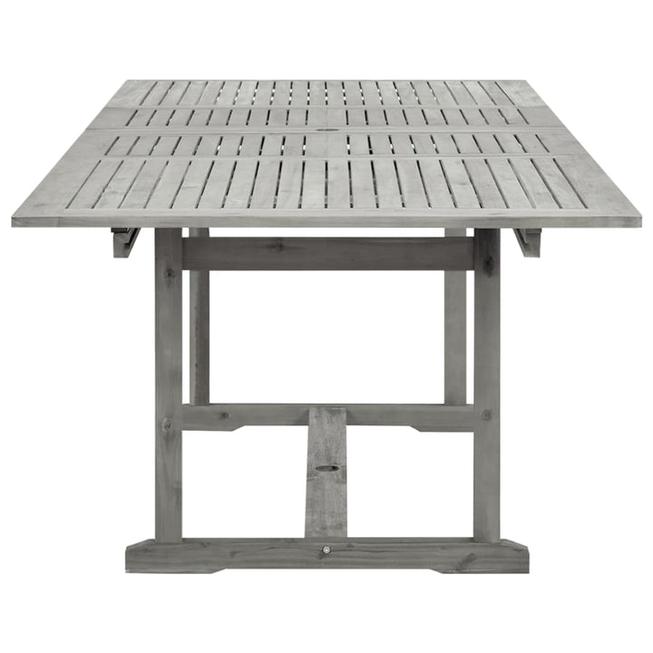 havebord (160-240)x100x75 cm massivt akacietræ