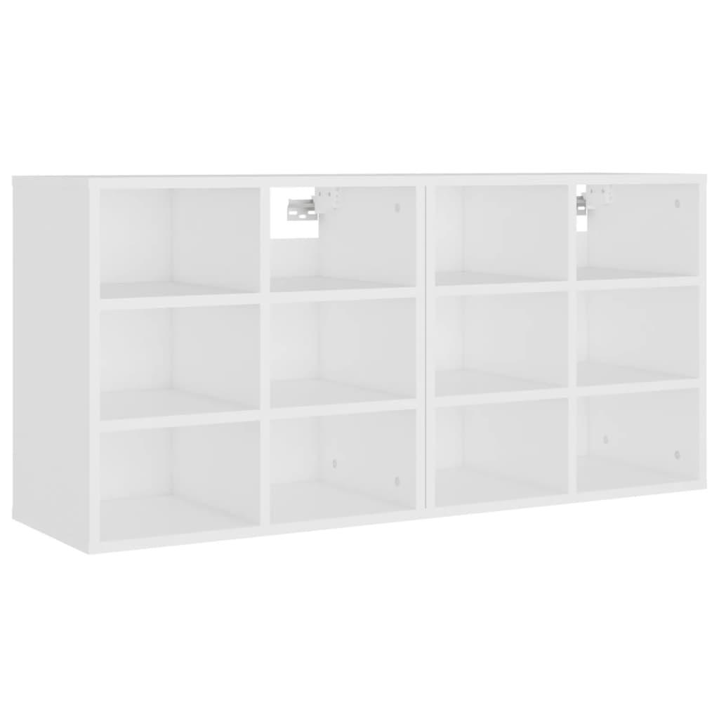 skoreoler 2 stk. 52,5x30x50 cm hvid