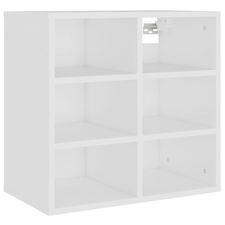 skoreoler 2 stk. 52,5x30x50 cm hvid