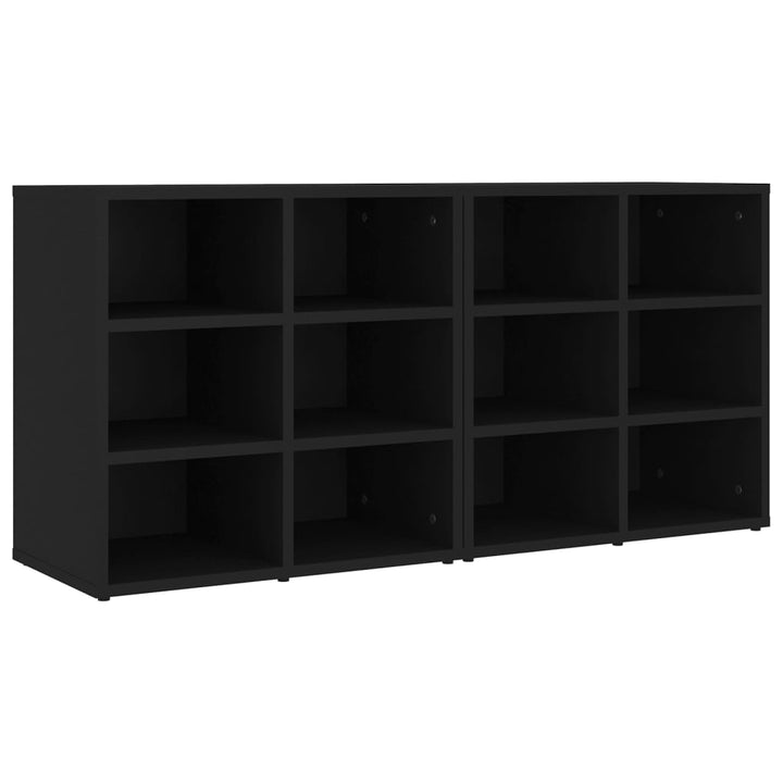 skoreoler 2 stk. 52,5x30x50 cm sort
