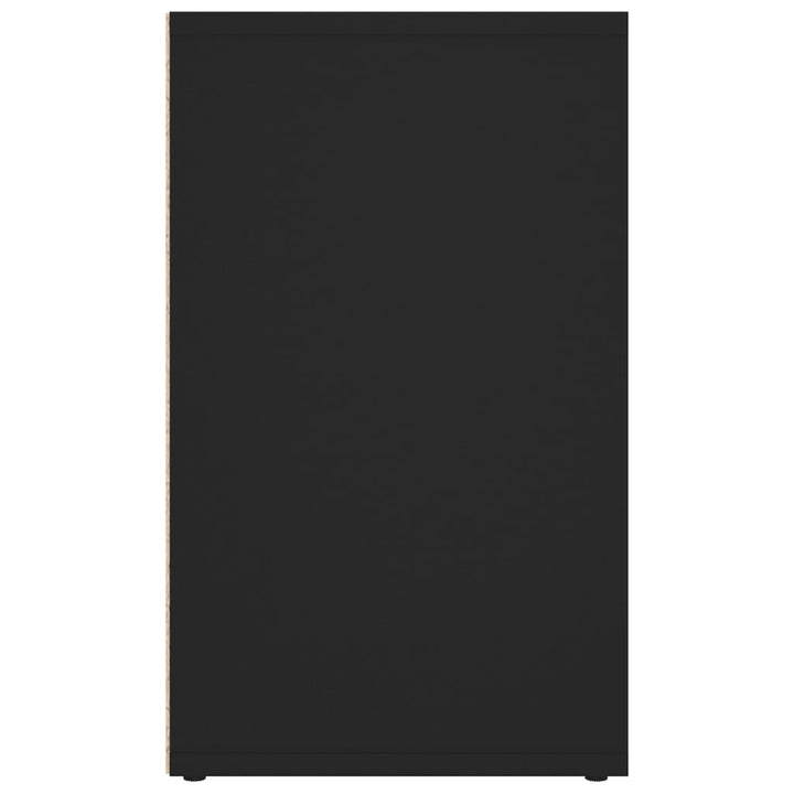 skoreoler 2 stk. 52,5x30x50 cm sort