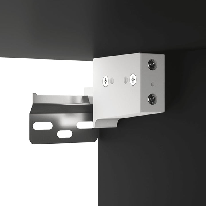 skoreoler 2 stk. 52,5x30x50 cm sort