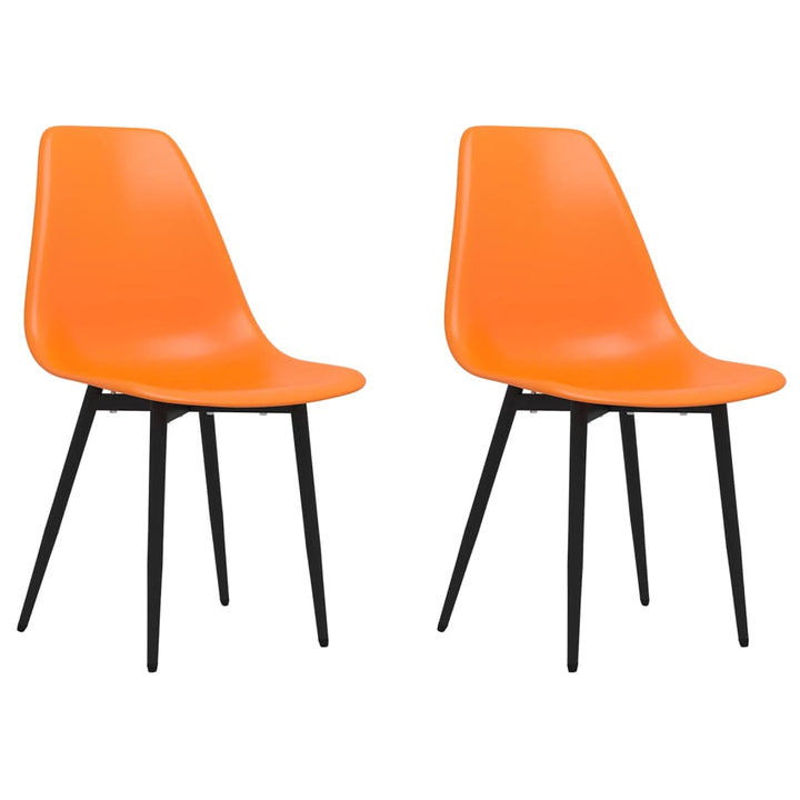spisebordsstole 2 stk. PP orange