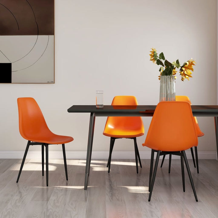 spisebordsstole 4 stk. PP orange