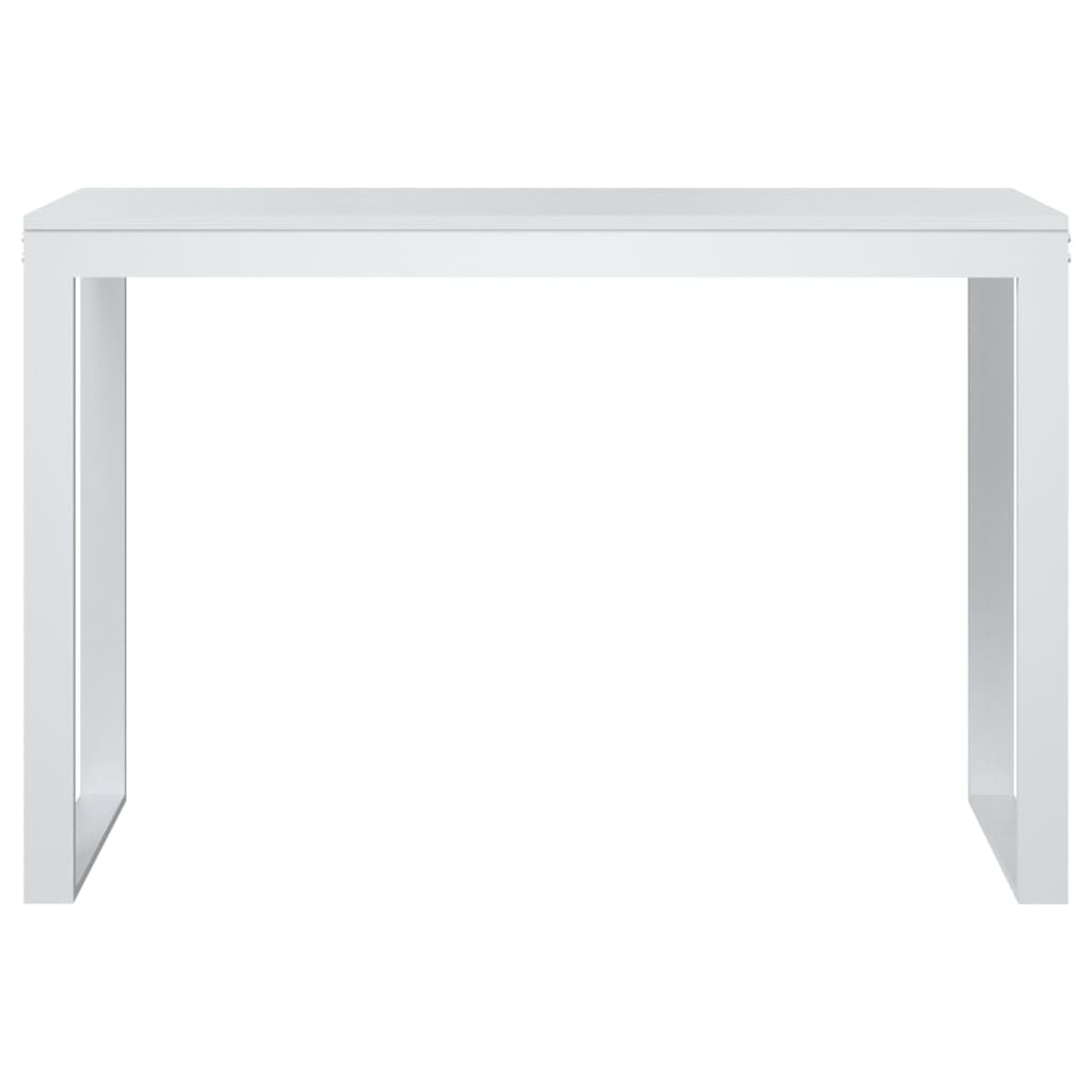 computerbord 110x60x73 cm spånplade hvid