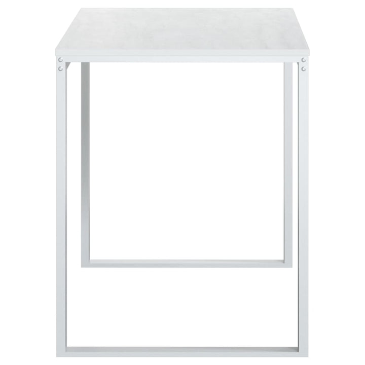computerbord 110x60x73 cm spånplade hvid