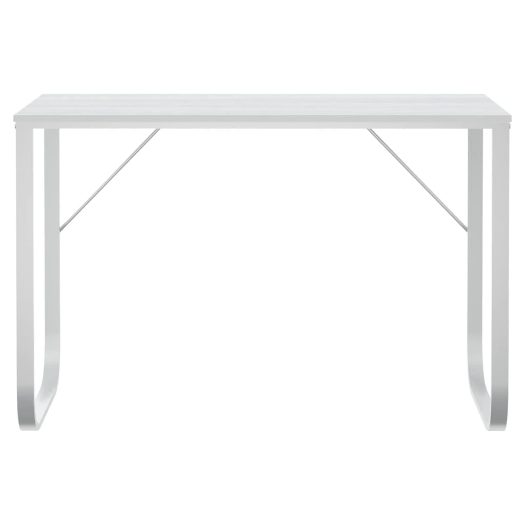 computerbord 110x60x73 cm spånplade hvid