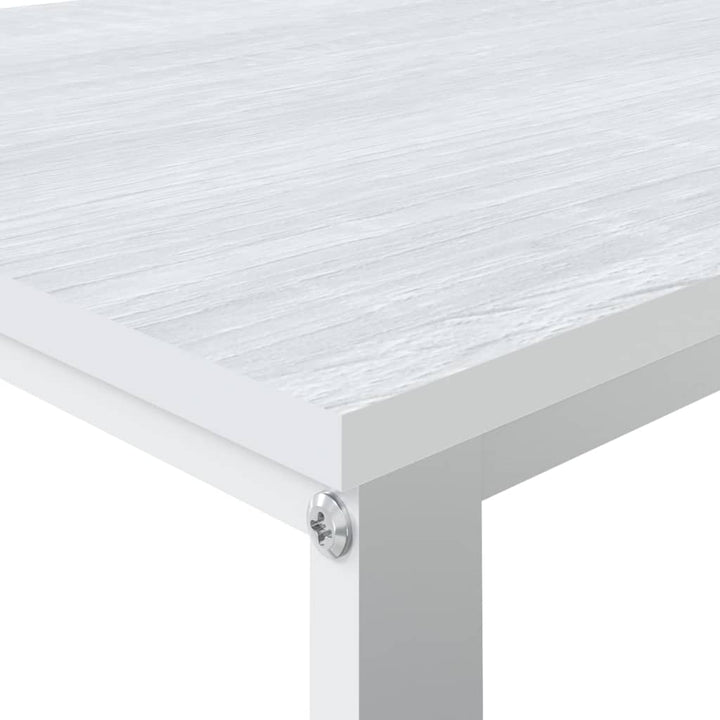 computerbord 110x60x73 cm spånplade hvid