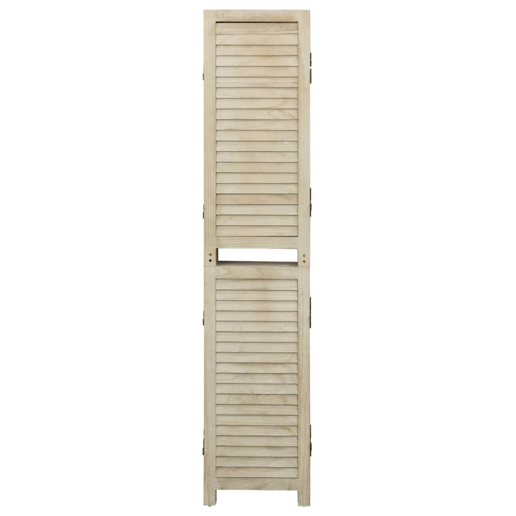 5-panels rumdeler 175x165 cm massivt kejsertræ
