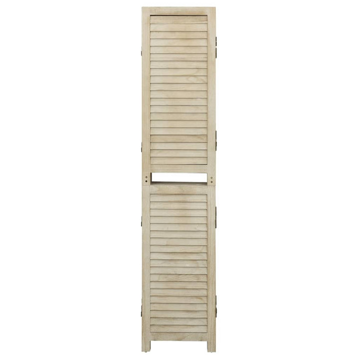5-panels rumdeler 175x165 cm massivt kejsertræ