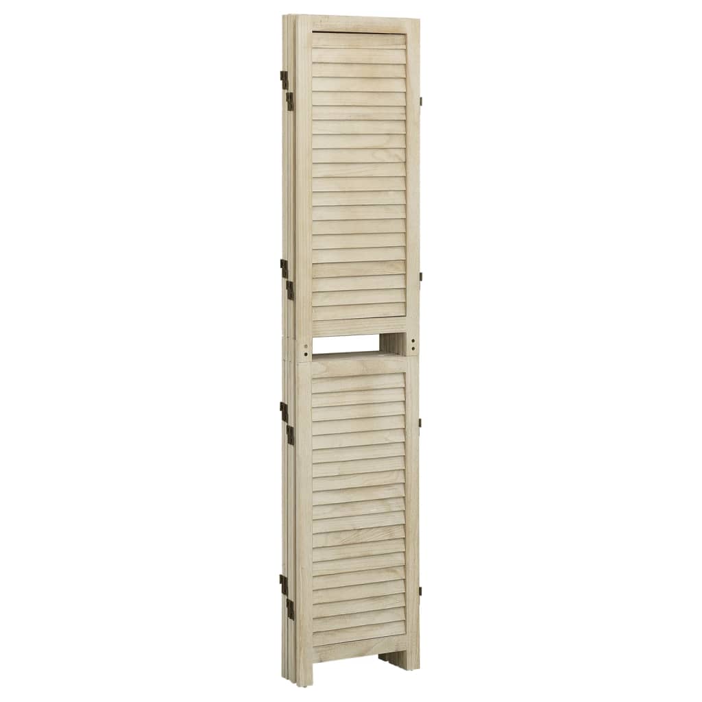 5-panels rumdeler 175x165 cm massivt kejsertræ