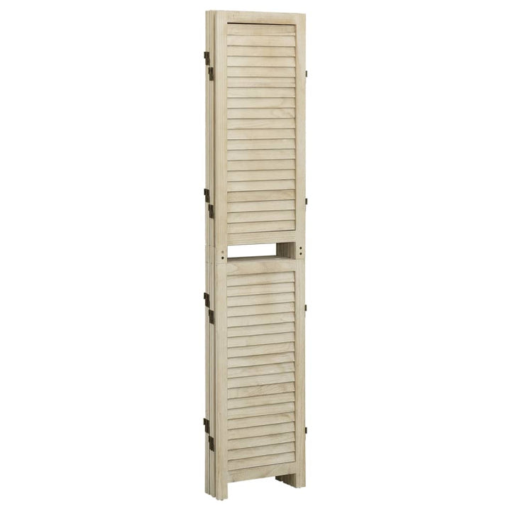 5-panels rumdeler 175x165 cm massivt kejsertræ