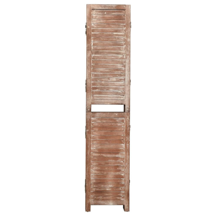 6-panels rumdeler 210x165 cm massivt kejsertræ