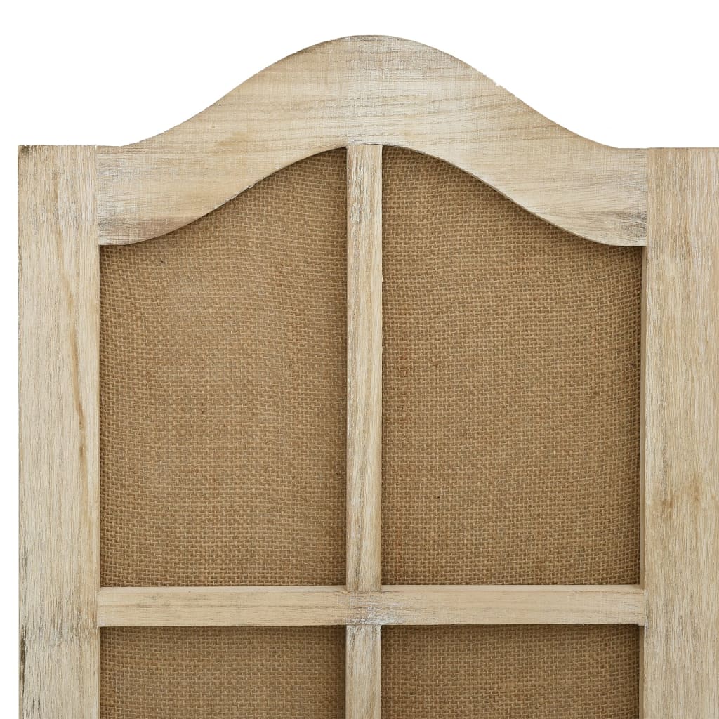4-panels rumdeler 140x165 cm stof brun