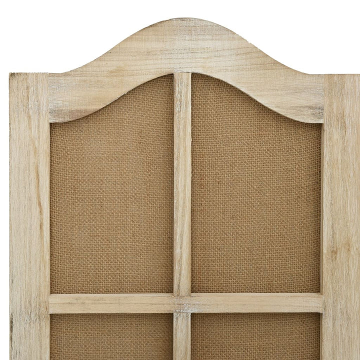 4-panels rumdeler 140x165 cm stof brun