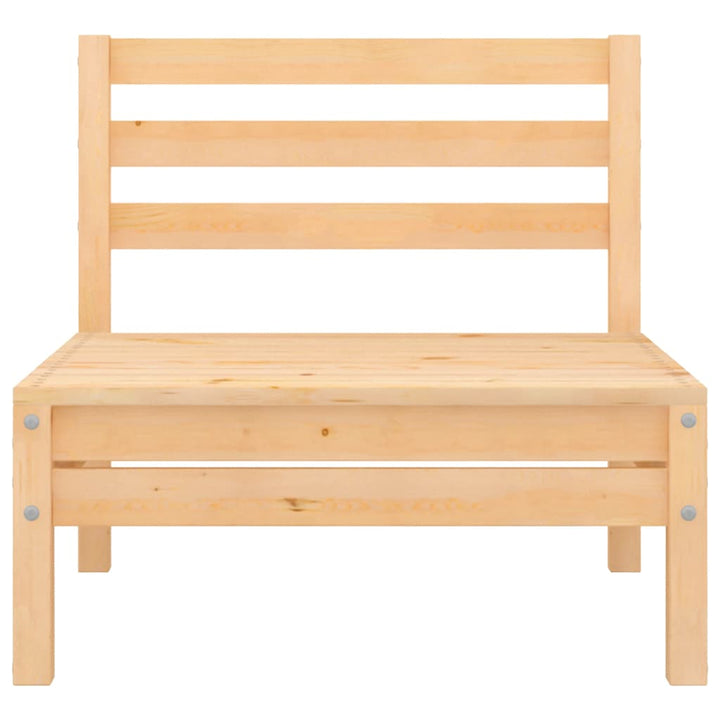 midtermoduler til havesofa 4 stk. massivt fyrretræ