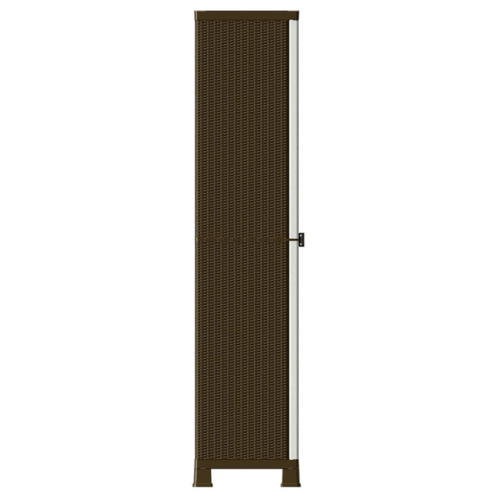 plastskab 68x39x171,5 cm rattandesign plastik