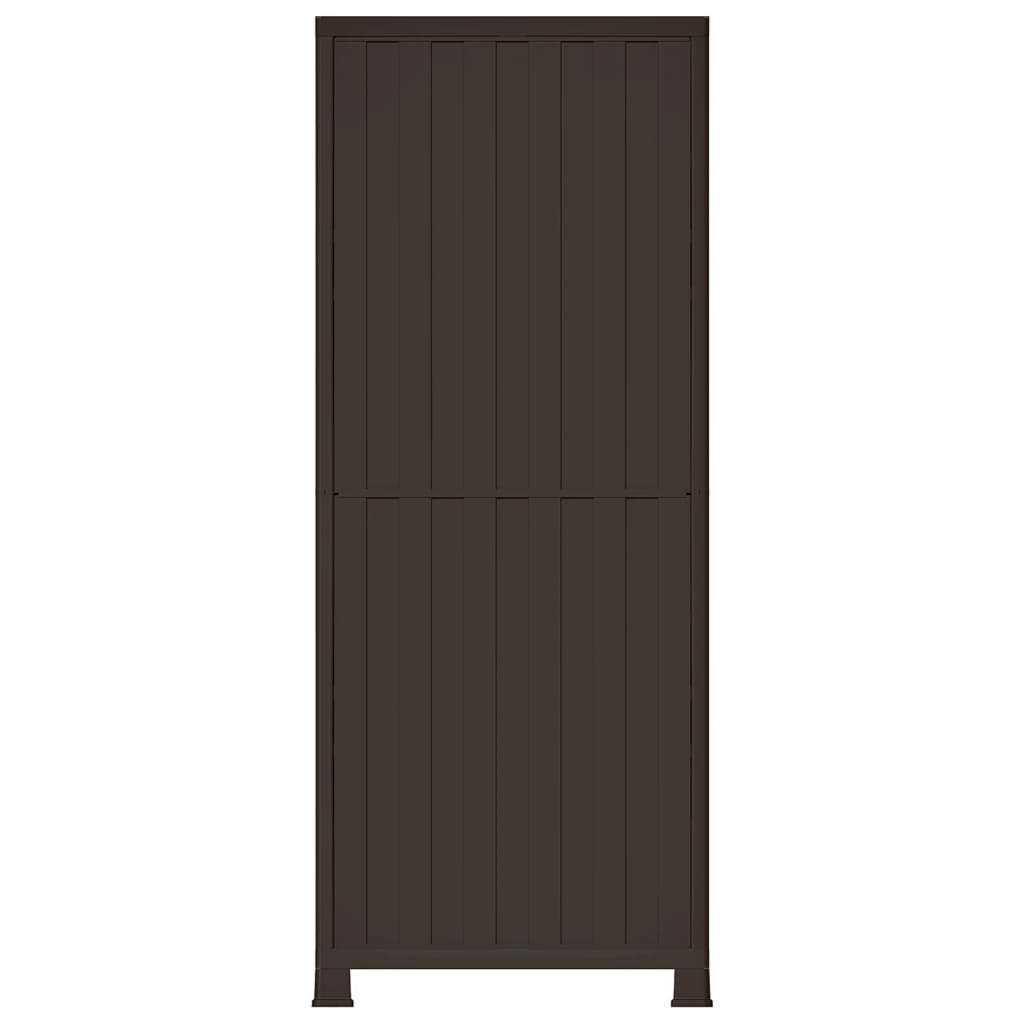 plastskab 68x39x171,5 cm rattandesign plastik