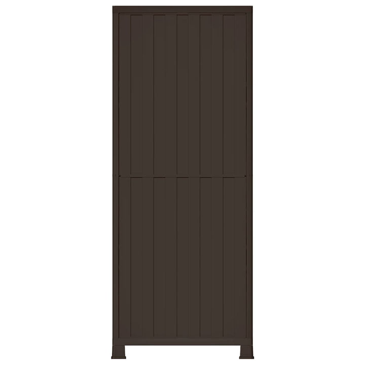 plastskab 68x39x171,5 cm rattandesign plastik