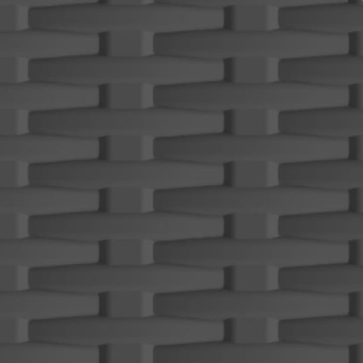 plastskab 68x39x171,5 cm rattandesign plastik