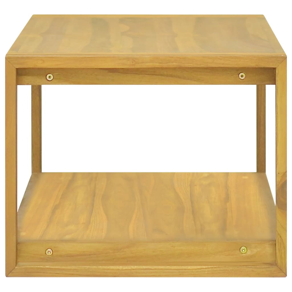 væghængt badeværelsesskab 110x45x35 cm massivt teaktræ