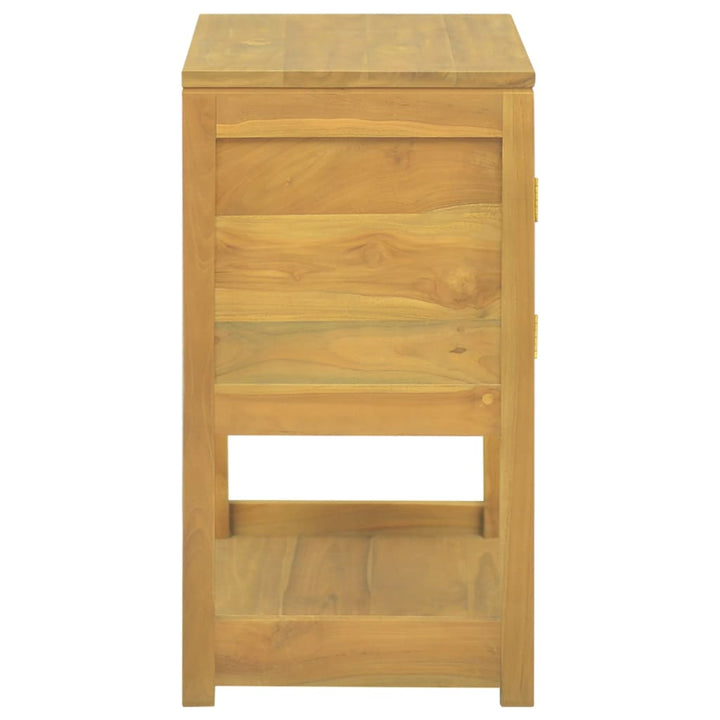 badeværelsesskab 60x40x75 cm massivt teaktræ