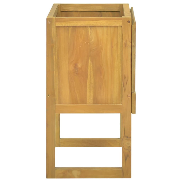 badeværelsesskab 60x40x75 cm massivt teaktræ