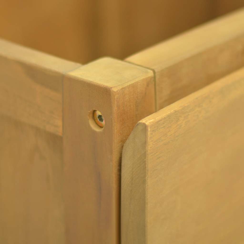 badeværelsesskab 60x40x75 cm massivt teaktræ