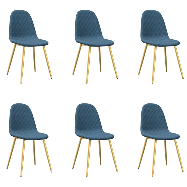 spisebordsstole 6 stk. velour lysegrå
