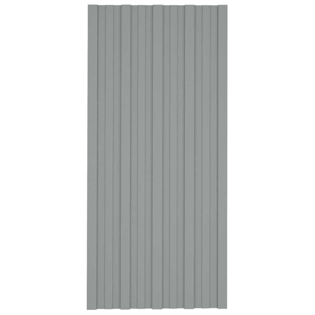 tagplader 36 stk. 100x45 cm galvaniseret stål grå