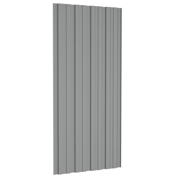 tagplader 36 stk. 100x45 cm galvaniseret stål grå