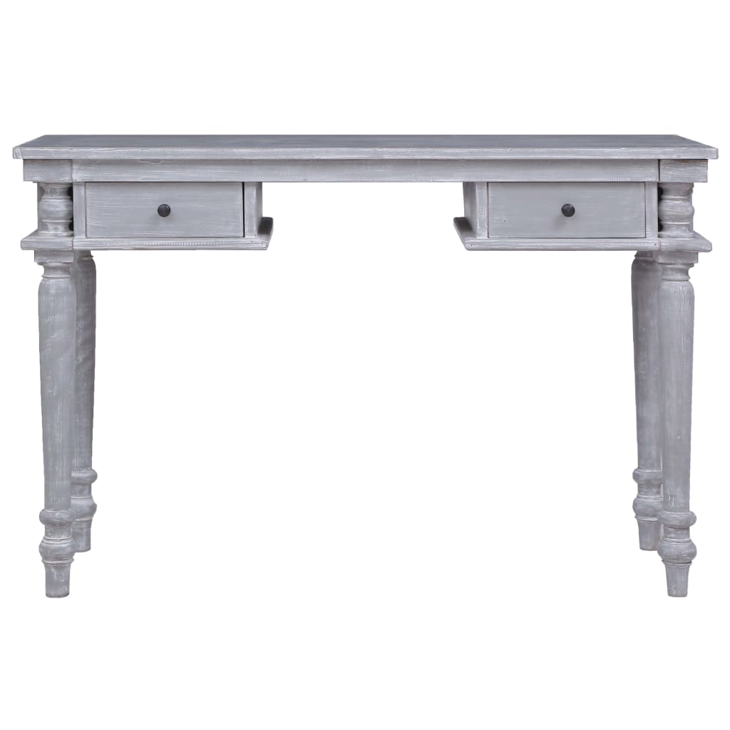 skrivebord 115x50x78 cm massivt mahognitræ