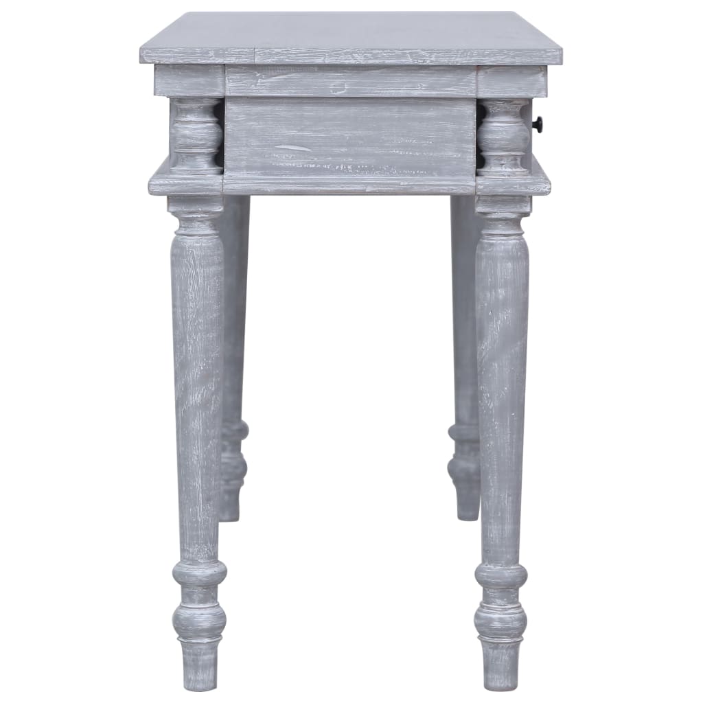 skrivebord 115x50x78 cm massivt mahognitræ