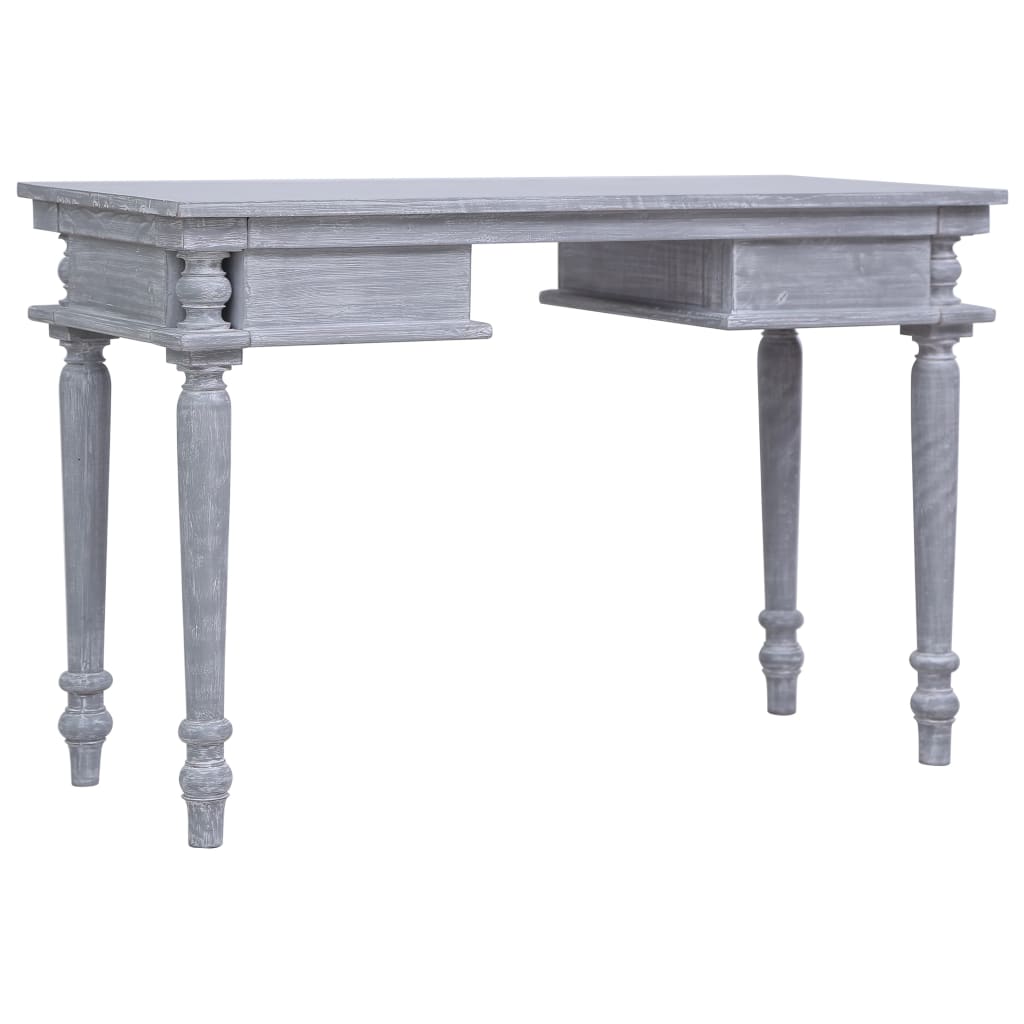 skrivebord 115x50x78 cm massivt mahognitræ