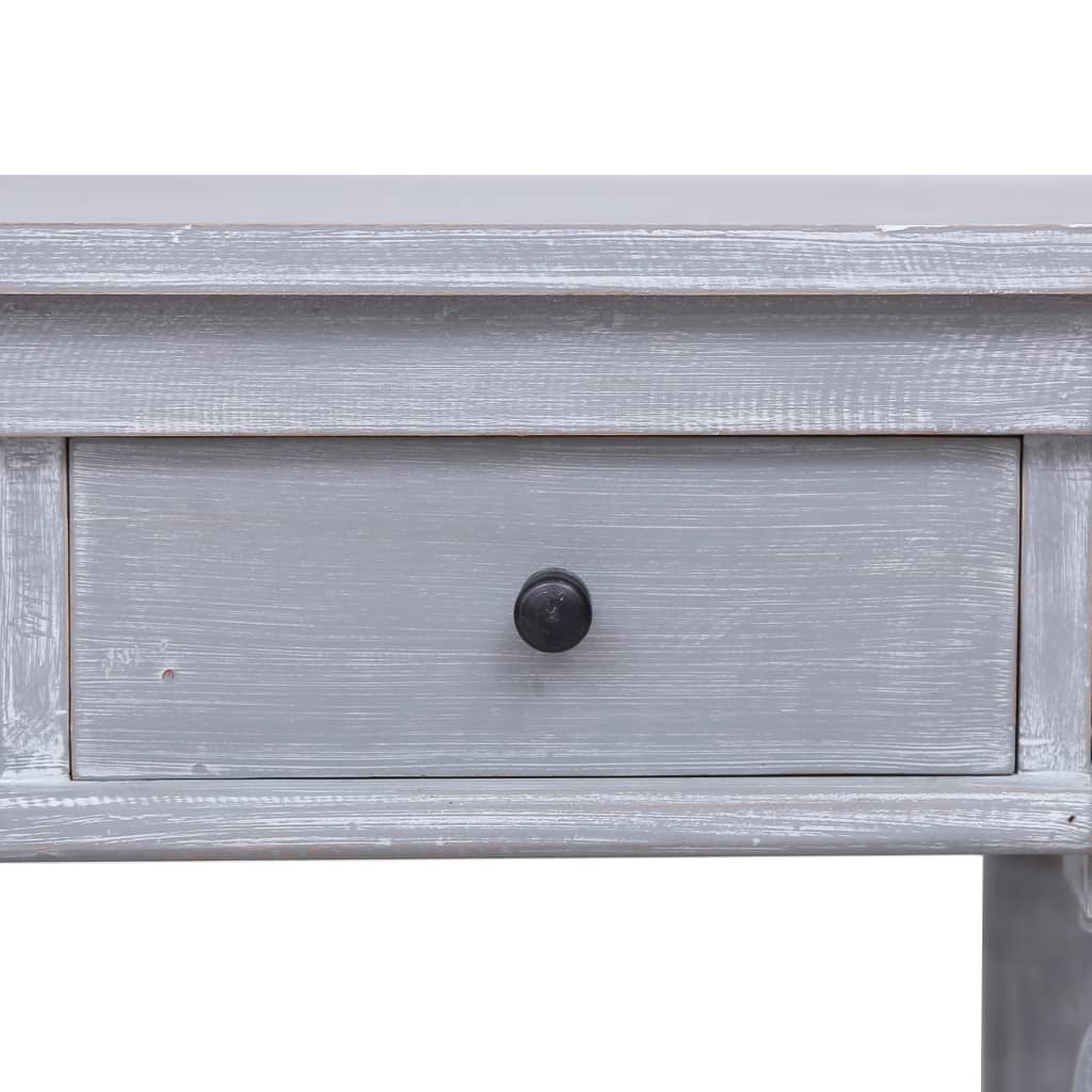 skrivebord 115x50x78 cm massivt mahognitræ