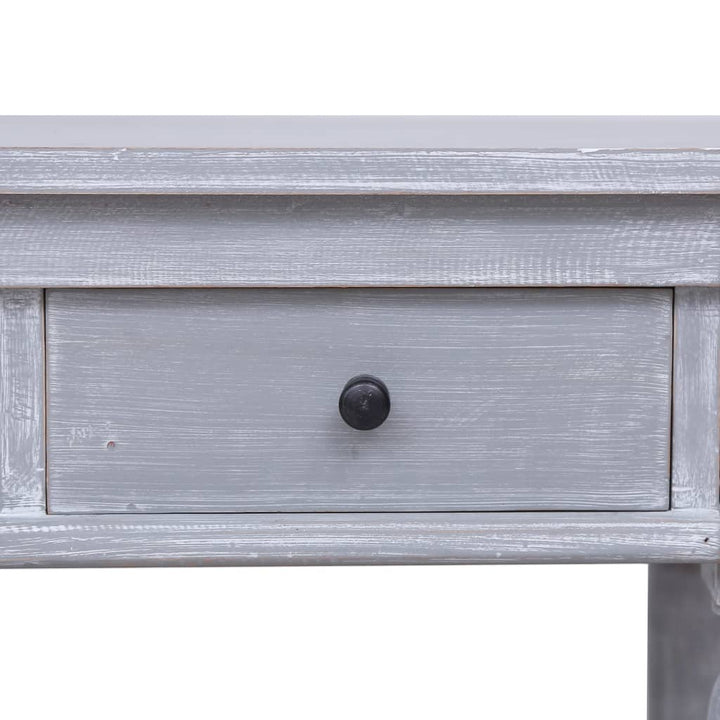 skrivebord 115x50x78 cm massivt mahognitræ