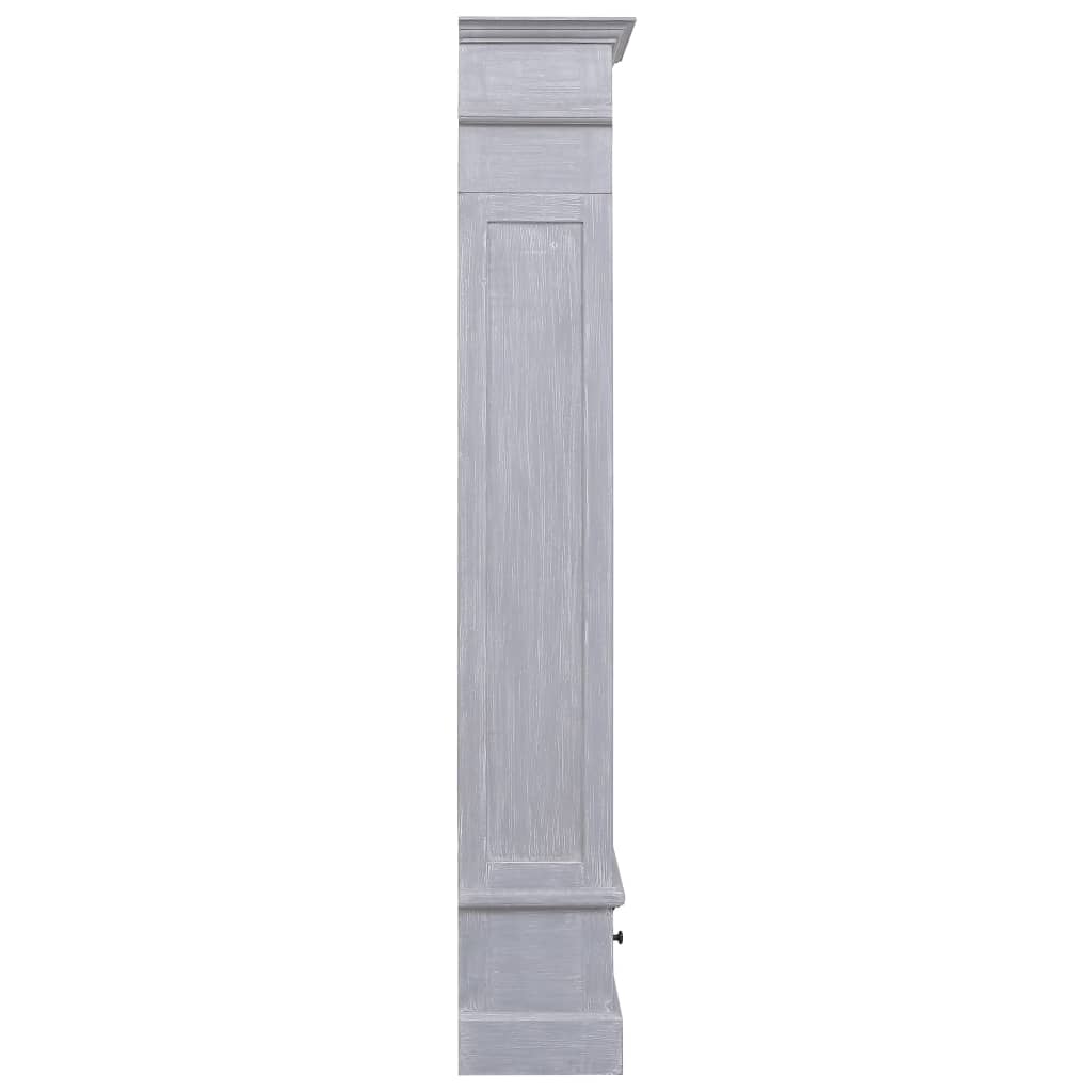 højskab 60x30x175 cm massivt mahognitræ
