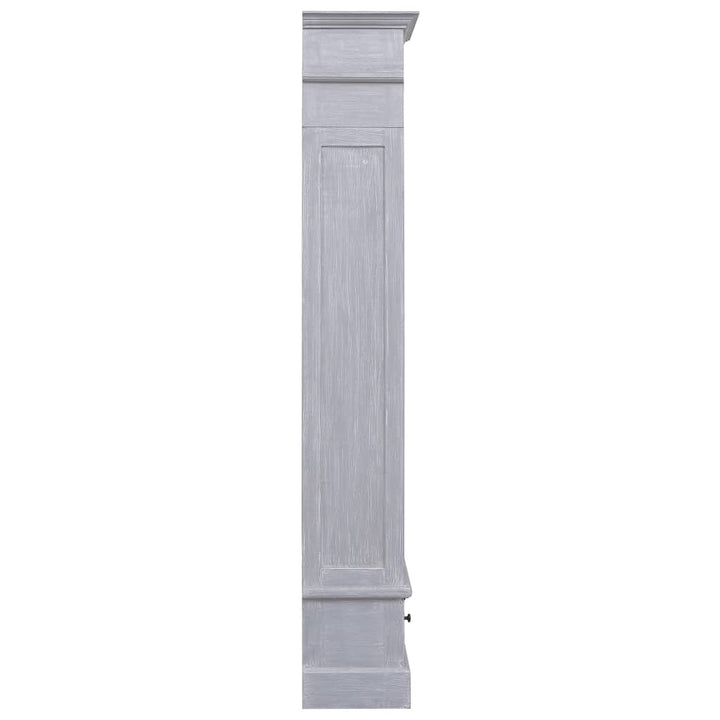 højskab 60x30x175 cm massivt mahognitræ