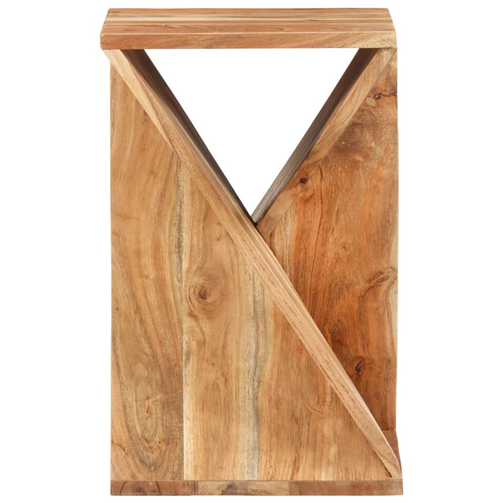 sidebord 35x35x55 cm massivt akacietræ
