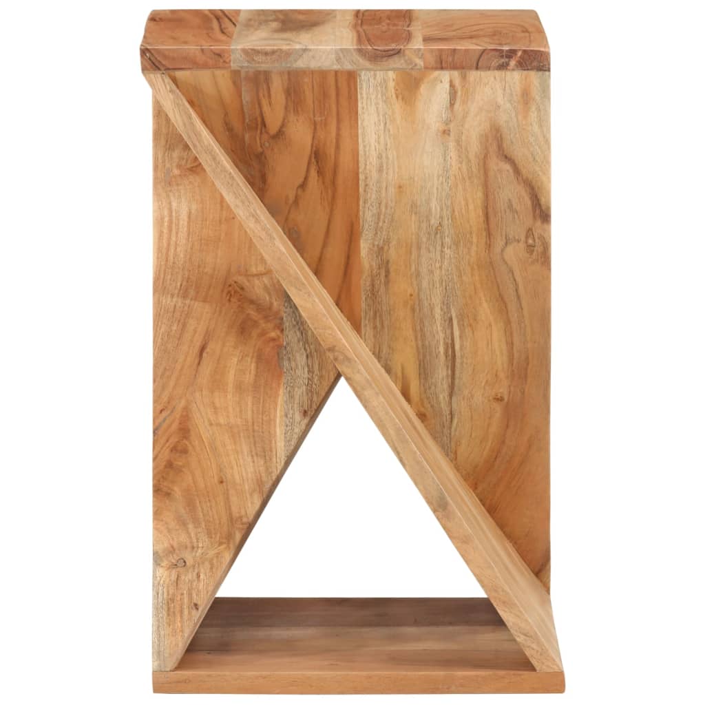 sidebord 35x35x55 cm massivt akacietræ