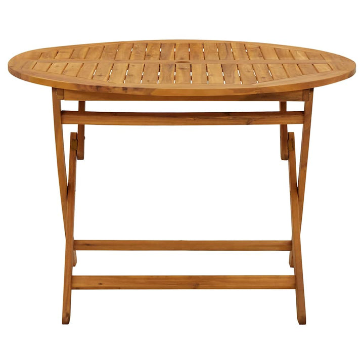 foldbart havebord 110 cm massivt akacietræ