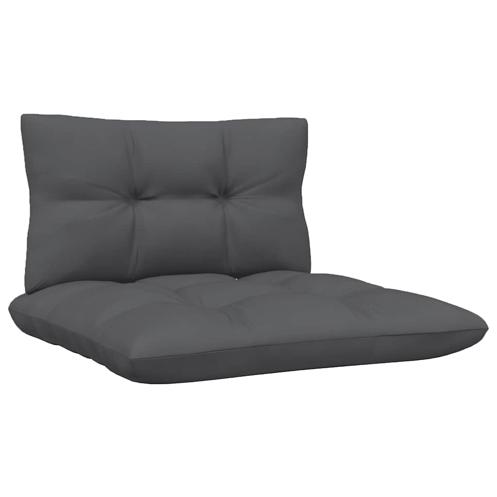 2-personers havesofa med hynder massivt fyrretræ hvid
