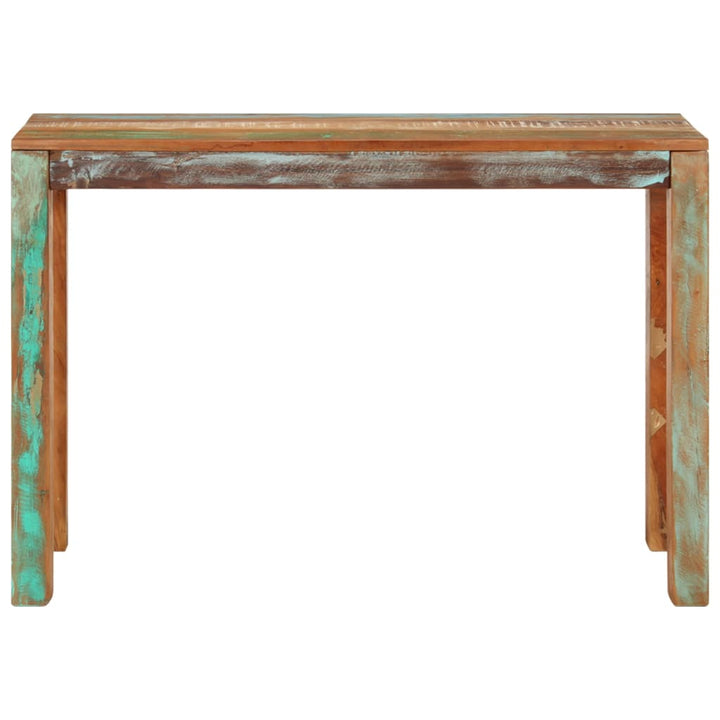 konsolbord 110x35x76 cm massivt genbrugstræ