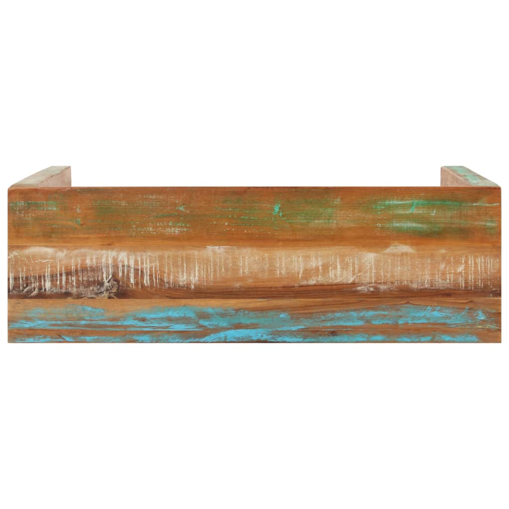 konsolbord 110x35x76 cm massivt genbrugstræ